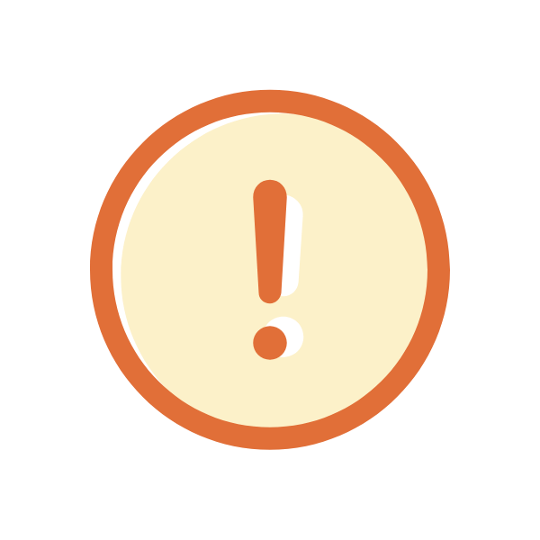Icon - Warning symbol in circle