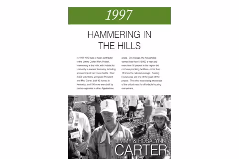 1997 Hammering in the Hills text flyer