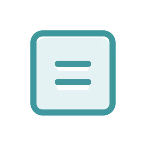 Icon - Equal Symbol in square
