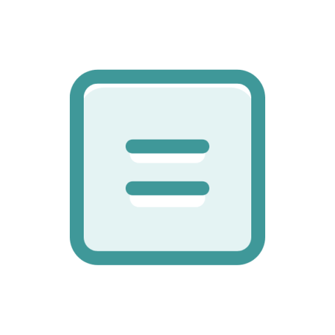Icon - Equal Symbol in square