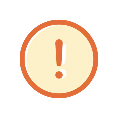 Icon - Warning symbol in circle