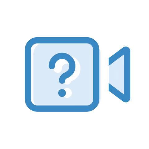 Icon - Camera icon with question mark.